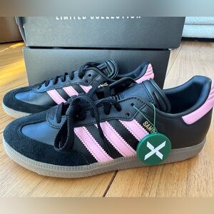 Adidas Black and Pink Samba Messi Inter Miami CF - new**